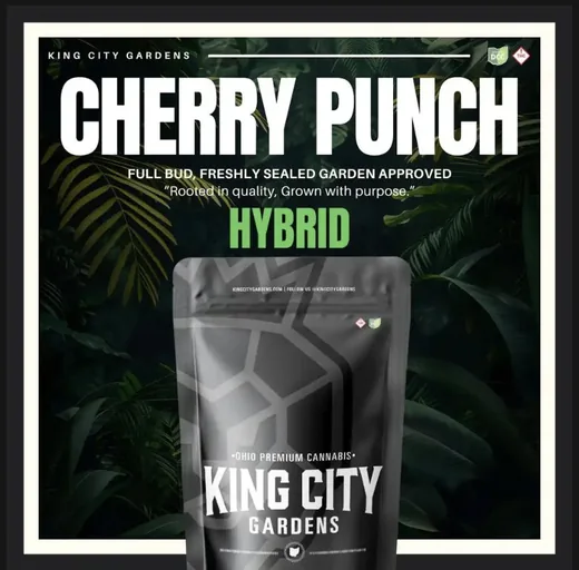 Gold Label King City Gardens strain card